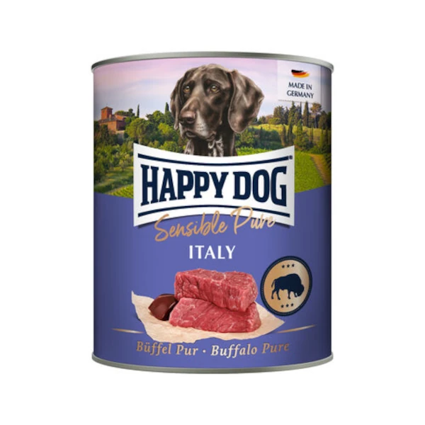 Happy Dog Italy getreidefreies Nassfutter Büffel Fleisch pur
